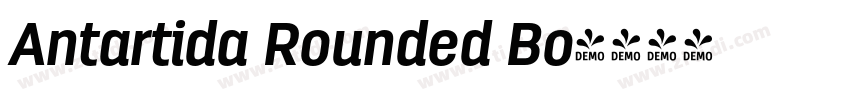 Antartida Rounded Bo字体转换